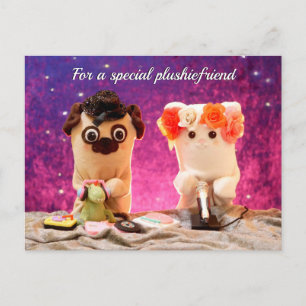 Cartão Postal Plushiemail profissional personalizado