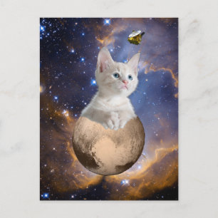 Cartão Postal Plutão, Kitten e Novos Horizons, Nebulosa e Estre