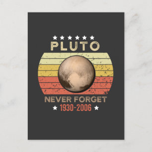 Cartão Postal Plutão Nunca Esqueça 1930-2006