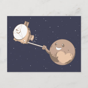 Cartão Postal Pluto Selfie