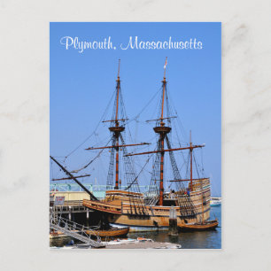 Cartão postal Plymouth Massachusetts Mayflower Sh