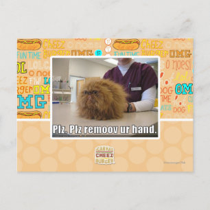 Cartão Postal Plz remove nossa mão