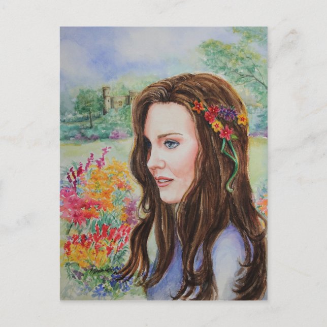 Cartão Postal PMACarlson Princess Kate (Frente)