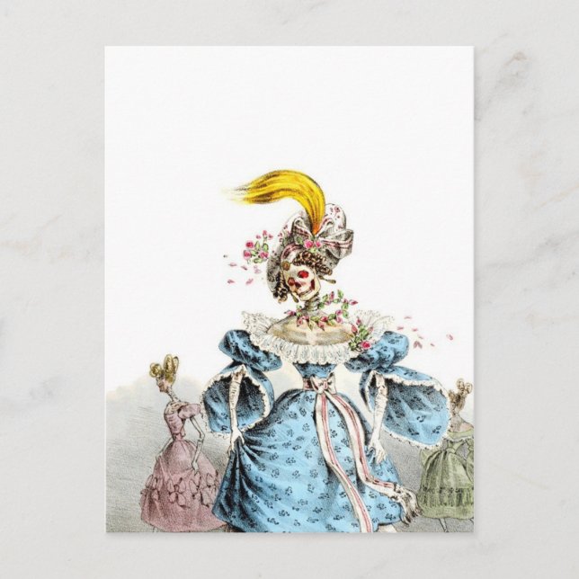 Cartão postal Pneumonia da Morte (Frente)