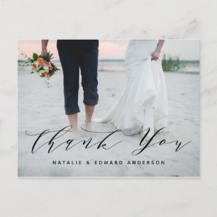 Cartão Postal Pó pintou roteiro foto casamento graças a você