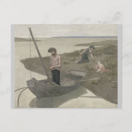 Cartão Postal Pobre pescador de Puvis de Chavannes