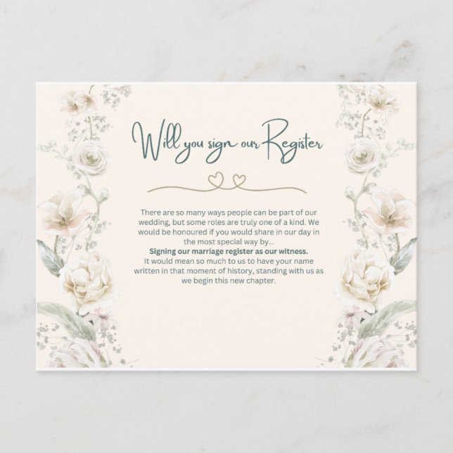 Cartão Postal Pode assinar o nosso Registro - Proposta (Frente)