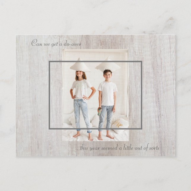 Cartão Postal Podemos Obter Uma Foto Da Madeira Chic De Natal (Frente)