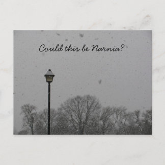 Cartão Postal Podia este ser Narnia?