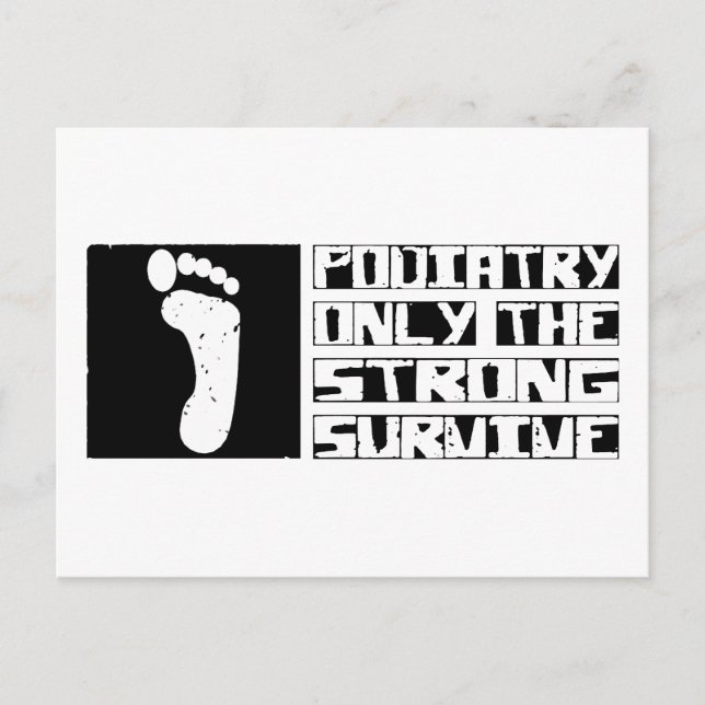 Cartão Postal Podiatria Survive (Frente)