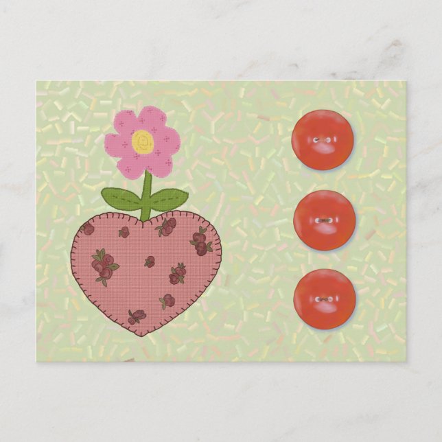 Cartão Postal podridão herztasche (Frente)