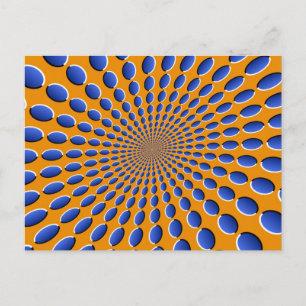Cartão Postal Pods de ilusão Óptica