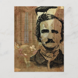 Cartão Postal Poe Collage
