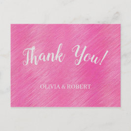 Cartão Postal Poeira rosa moderna sobre madeira