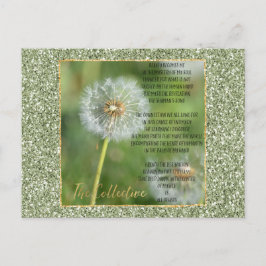 Cartão Postal Poema Coletivo (escrito por mim)