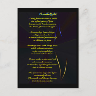 Cartão Postal Poema em