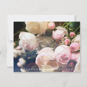 Cartão Postal Poesia da Coleção de Rosas
