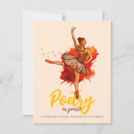 Cartão Postal Poesia em Ponta | Desempenho Do Considerando Do ba