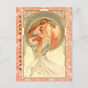 Cartão Postal Poesia, Feliz Aniversário