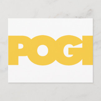 Cartão Postal Pogi - Amarelo
