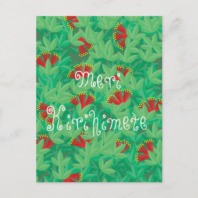 Cartão Postal Pōhutukawa (Frente)