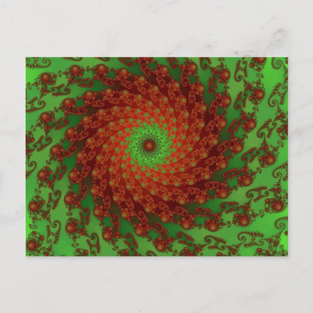 Cartão postal Poinsettia (Frente)