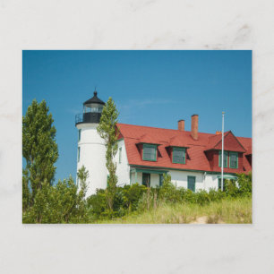 Cartão Postal Point Betsie Lighthouse, Frankfort, Michigan