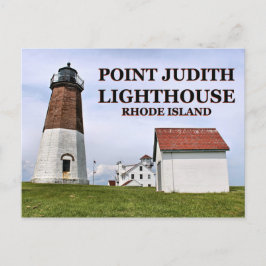 Cartão Postal Point Judith Lighthouse, Cartão-postal Rhode Islan