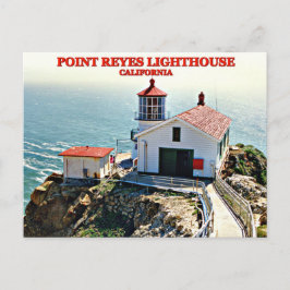 Cartão Postal Point Reyes Lighthouse, Cartão-postal da Califórni
