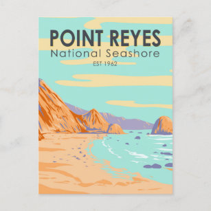 Cartão Postal Point Reyes National Seashore Vintage