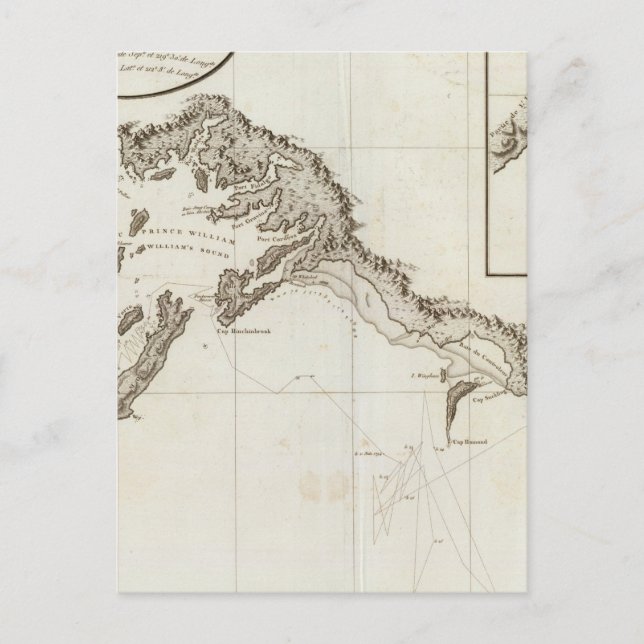 Cartão Postal Point Riou to Point Possession Alaska (Frente)