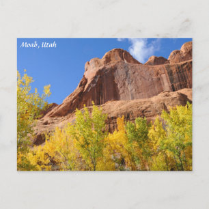 Cartão Postal Poison Spider Mesa in the Fall - Moab