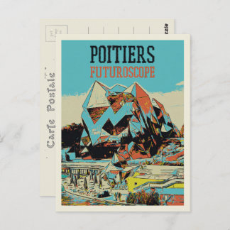 Cartão Postal Poitiers França vê o parque temático do futuro