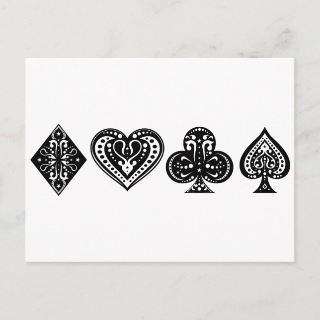 Cartão Postal Poker (Frente)