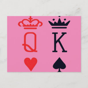 Cartão Postal Poker King 