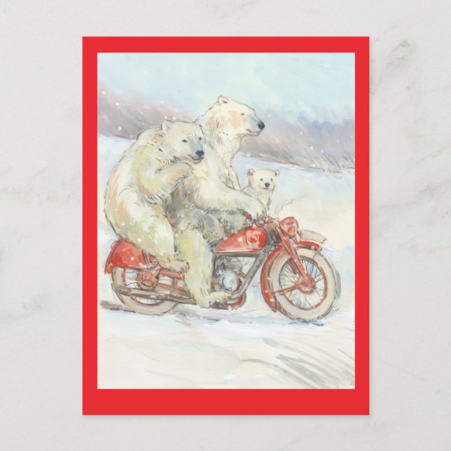 Cartão Postal "Polar Bears" (Frente)