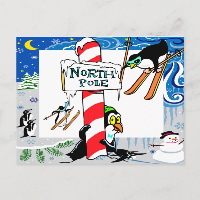 Cartão Postal PolePostcard do Norte (Frente)