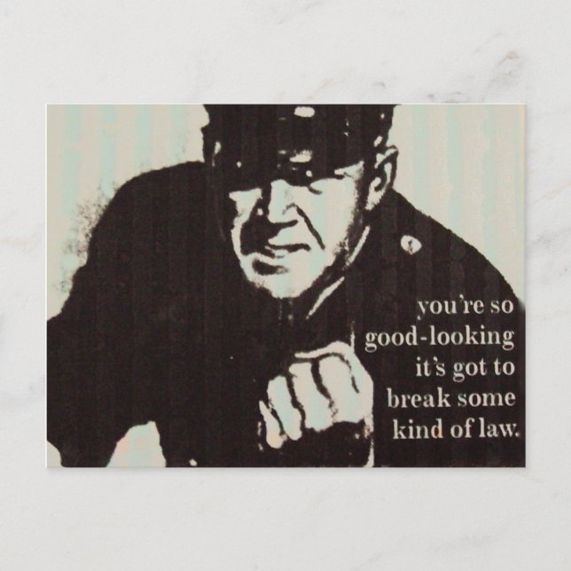 Cartão Postal Polícia de Atratividade (Frente)