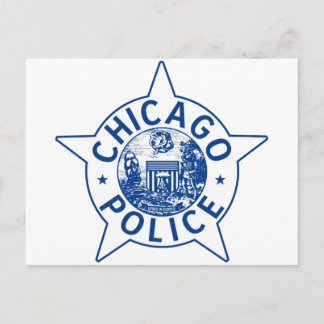 Cartão Postal Polícia de Chicago (VINTAGE)