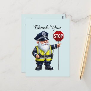 Cartão Postal Polícia Legal obrigado 