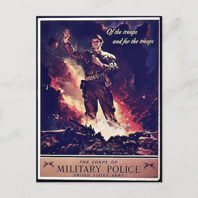 Cartão Postal Polícia Militar (Frente)