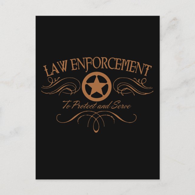 Cartão Postal Polícia Ocidental (Frente)