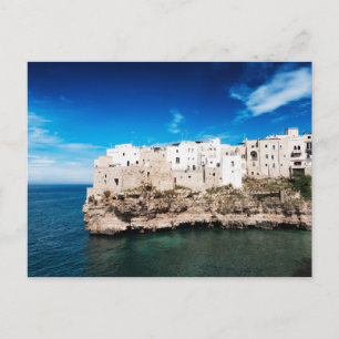 Cartão Postal Polignano a Mare houses em Puglia