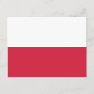 Cartão Postal Polish Flag