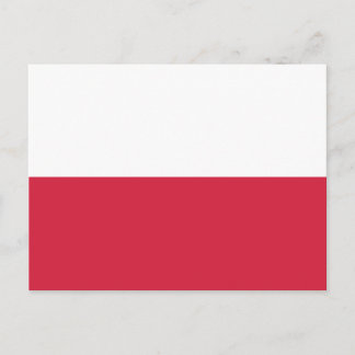 Cartão Postal Polish Flag