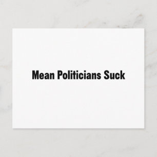Cartão Postal Políticos Médios Sujam