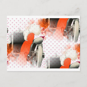 Cartão Postal polkadots flapper