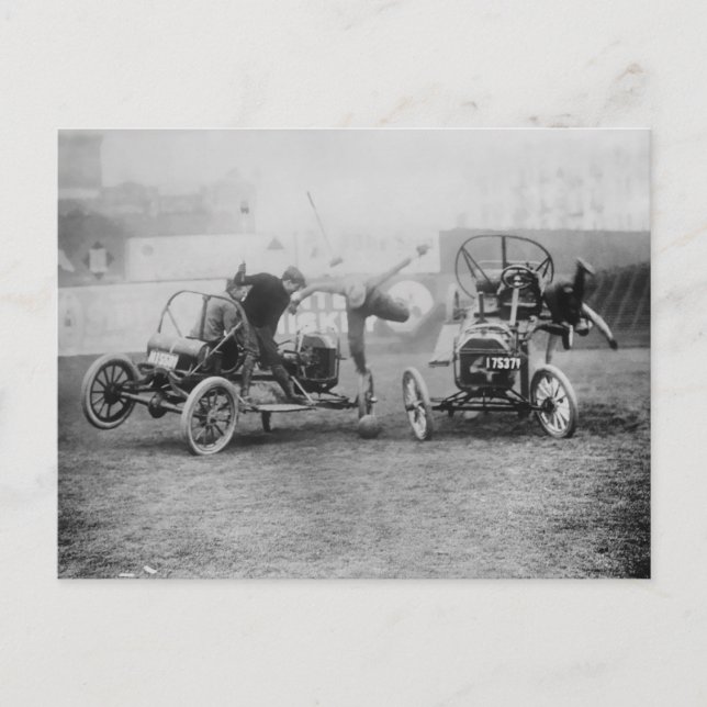 Cartão Postal Polo de Carro Automático, Motores Extremos Coney I (Frente)