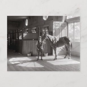 Cartão Postal Polo Stables, 1933