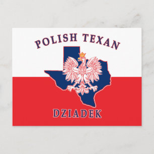 Cartão Postal Polonês Texan Dziadek